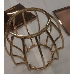 厦门不锈钢茶几 金属制品 客厅不锈钢茶几